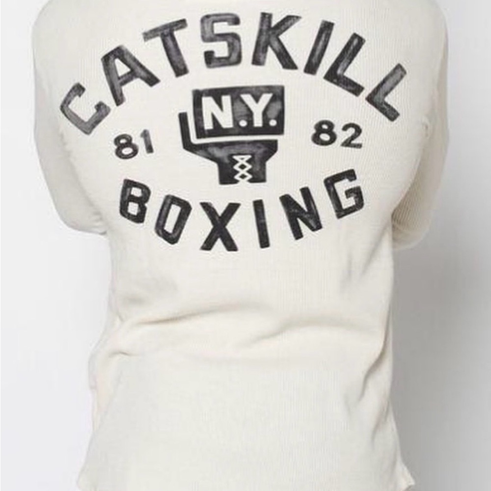 Mike Tyson RO Catskill NY 81-82 Boxing 1981-1982 Empire State‎ Waffle Pullover S
